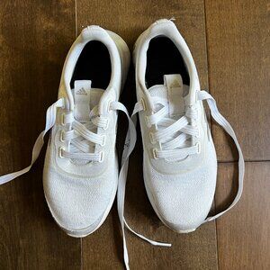 White Adidas Shoes - Size 8